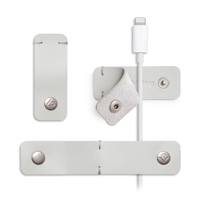 

Twelve South SurfaceSnap Cable Manager, Dove Grey, 3-Pack
