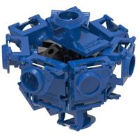 

360RIZE 360RIZE Pro10 v2 360 Plug-n-Play Holder Kit with 360CamMan and Video-Stitch Software (GoPro Cameras Not Included)
