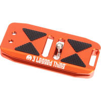 

3 Legged Thing Base85 Arca Swiss Compatible 85mm Wide Quick Release Plate, Copper, Orange