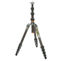 

3 Legged Thing Legends Bucky 5-Section Carbon Fiber Travel Tripod, Gray