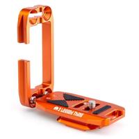 

3 Legged Thing Ellie PD Short Universal L-Bracket with Peak Design Capture, Compatible base, Copper, Orange