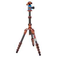 

3 Legged Thing Legends Ray 5-Section Carbon Fiber Travel Tripod System with AirHed Vu Ball Head, Bronze & Blue