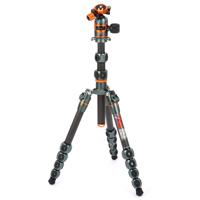 

3 Legged Thing Legends Ray 5-Section Carbon Fiber Travel Tripod System with AirHed Vu Ball Head, Gray
