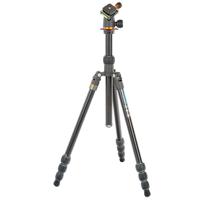 

3 Legged Thing Punks Anarchy Travis Black Aluminum 4-Section Travel Tripod with AirHed Neo Ballhead, 65" Max Height, 40 lbs Capacity