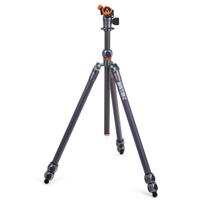 

3 Legged Thing Winston 2.0 Carbon Fiber Tripod System & AirHed Pro Ball Head, 88 lbs Payload, Metallic Slate Gray