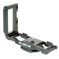 

3 Legged Thing Zayla PD L-Bracket with Peak Design Capture-Compatible Base for Nikon Z 50 Series Cameras, Metallic Slate Gray