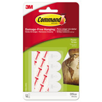 

3M Command Poster Strips Value Pack, White, 48 Pack