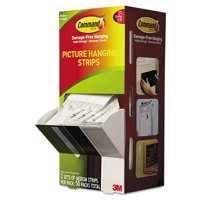 

3M Command Picture Hanging Strips, 5/8x2 3/4", White (50-Pack)