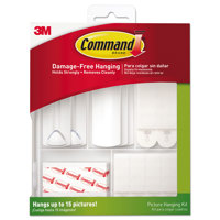

3M Command Assorted Picture Hanging Kit, White/Clear