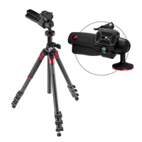 

3Pod Orbit Tripod for DSLR Photo & Video Cameras, 4 Section Extension Legs, with Pistol Grip Ballhead, Bubble Level, with Bag. 69", Carbon Fiber