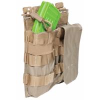 

5.11 Tactical AK Bungee & Cover Double Magazine Pouch, Sandstorm