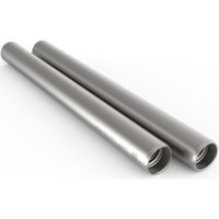 

8Sinn 15mm Silver Rods, 15cm Length, Pair