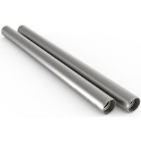 

8Sinn 15mm Silver Rods, 20cm Length, Pair