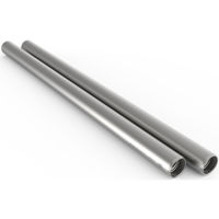 

8Sinn 15mm Silver Rods, 25cm Length, Pair