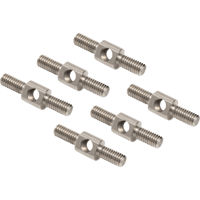 

9.Solutions 5/8" Rod Connectors, 6-Pack, 3/8" Thread-Male - 3/8" Thread-Male
