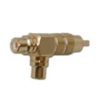 

Audio 2000s ACC3114 T-Type 2 RCA Female Jacks to 1 RCA Male Plug Brass with Gold-Plated