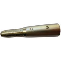 

Audio 2000s ACC3132-P Premium XLRM to 1/4" TRS Jack Adapter, Metal