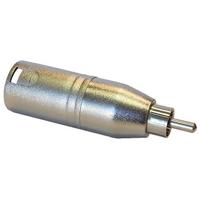 

Audio 2000s ACC3133-P Premium XLRM to RCA Plug Adapter, Metal
