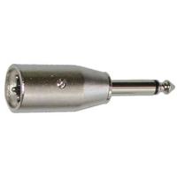 

Audio 2000s ACC3134 XLRM to 1/4" TS Plug Adapter, Metal