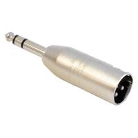 

Audio 2000s ACC3134S-P Premium XLRM to 1/4" TRS Plug Adapter, Metal