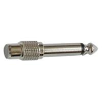 

Audio 2000s ACC3142A RCA Jack to 1/4" TS Male Plug Connector, Metal, Bulk