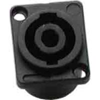 

Audio 2000s ACC3195 4-Pin Male Panel-Mount Speakon Speaker Connector with Metal Flange