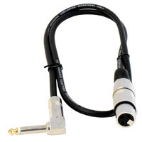 

Audio 2000s ADC2027 3'x6mm 24AWG XLR Female to 1/4" Right Angle Patch Audio Microphone Cable
