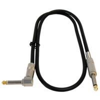 

Audio 2000s ADC2029 3'x6mm 24AWG 1/4" TS to 1/4" TS Right Angle Patch Microphone Cable