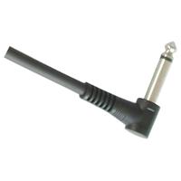 

Audio 2000s ADC2043-P Premium 10'x6mm 24AWG 1/4" Right Angle Plug to 1/4" Right Angle Guitar Cable