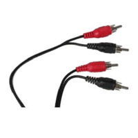 

Audio 2000s ADC2106-P Premium 3'x3.5mm/3.5mm Dual RCA Plugs to Dual RCA Plugs Audio Cable