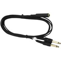 

Audio 2000s ADC2107A-P Premium 6" 1/4" TS Jack to Dual 1/4" TS Plugs Audio Cable