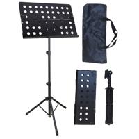 

Audio 2000s AST4382 Portable Metal Sheet and Foldable Tripod Stand for Orchestra, Black