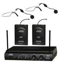 

Audio 2000s AWM6073DUM UHF Single-Channel Diversity Wireless Lavalier Microphone System, Includes AWR6073U Receiver, Body-Pack Transmitter, Lavalier Microphone