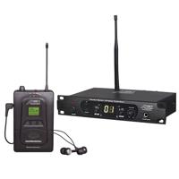 

Audio 2000s AWM6304U Professional UHF Wireless In-Ear Monitoring System with 100 Adjustable Frequencies, Includes Receiver, Body-Pack Transmitter & Earphone