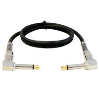 

Audio 2000s ADC202A 3'x6mm 1/4" TS to 1/4" TS Right-Angle Patch Cable