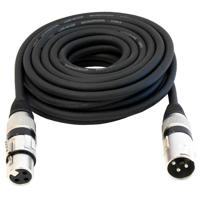 

Audio 2000s ADC203C-P Premium 20'x6mm 24AWG Metal XLR Female to Metal XLR Male Shielded Balanced Audio Cable