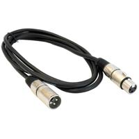 

Audio 2000s ADC203L-P Premium 6'x6mm 24AWG Metal XLR Female to Metal XLR Male Shielded Balanced Audio Cable
