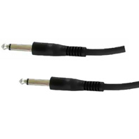 

Audio 2000s ADC2041-P Premium 10'x6mm 24AWG 1/4" Plug to 1/4" Plug Instrument Cable for Electric/Bass Guitar