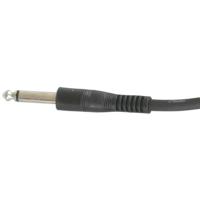 

Audio 2000s ADC2049 20'x6mm 24AWG 1/4" Plug to 1/4" Plug Instrument Cable for Electric/Bass Guitar