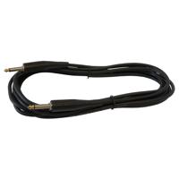 

Audio 2000s ADC204F-P Premium 15'x6mm 24AWG 1/4" Straight to Straight Instrument Cable, Both TS Gold-Plated for Guitar