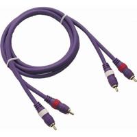 

Audio 2000s ADC2107-P Premium 5'x6/6mm 2 RCA-M to 2 RCA-M Audio Cable with Spiral & Aluminum Foil Shield to Minimize Interference