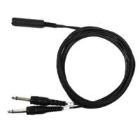 

Audio 2000s ADC2109A-P Premium 6" Two RCA Female to One 3.5mm Male Mono Audio Cable