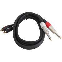 

Audio 2000s ADC2109-P 6.6' Audio/Video Cable, 2 RCA to 2 1/4" Plugs