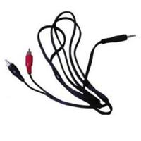 

Audio 2000s ADC2110A-P Premium 5'x3.5/3.5mm Two RCA Male to One 3.5mm Male Stereo Audio Cable