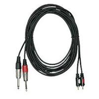 

Audio 2000s ADC2110-P 10' Premium Audio/Video Cable, 2 RCA to 2 1/4" Plugs