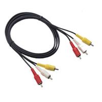 

Audio 2000s ADC2124 5'x2.8/2.8/2.8mm 3 RCA Male to 3 RCA Male Audio-Video Cable with Spiral Shield to Minimize Interference, Maroon