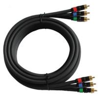 

Audio 2000s ADC2203P 10'x8mm 3 RCA Male to 3 RCA Male PCOCC Component Video Cable with Foamed PE Insulation