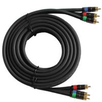 

Audio 2000s ADC2204P 16.5'x8mm 3 RCA Male to 3 RCA Male PCOCC Component Video Cable with Foamed PE Insulation