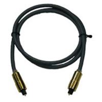 

Audio 2000s ADC2503 3.3'x6mm 1 Gold-Plated Toslink Plug to 1 Gold-Plated Toslink Plug Deluxe Optical-Fiber Cable