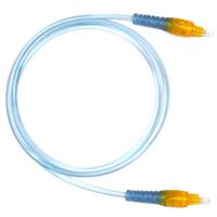

Audio 2000s ADC2505B 3.3'x4mm One Toslink Plug to One Toslink Plug Transparent Optical-Fiber Cable, Blue